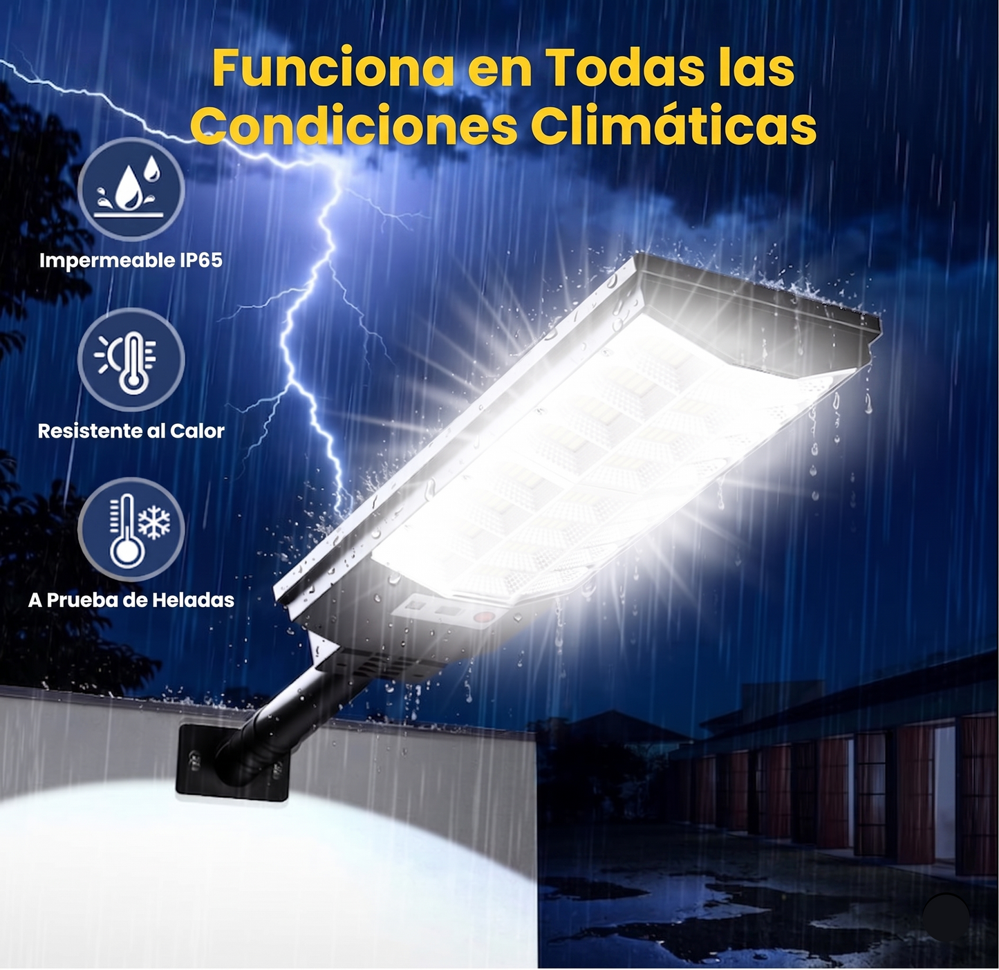 Pack x3 Focos Solares "Guardián LED" con Sensor Inteligente