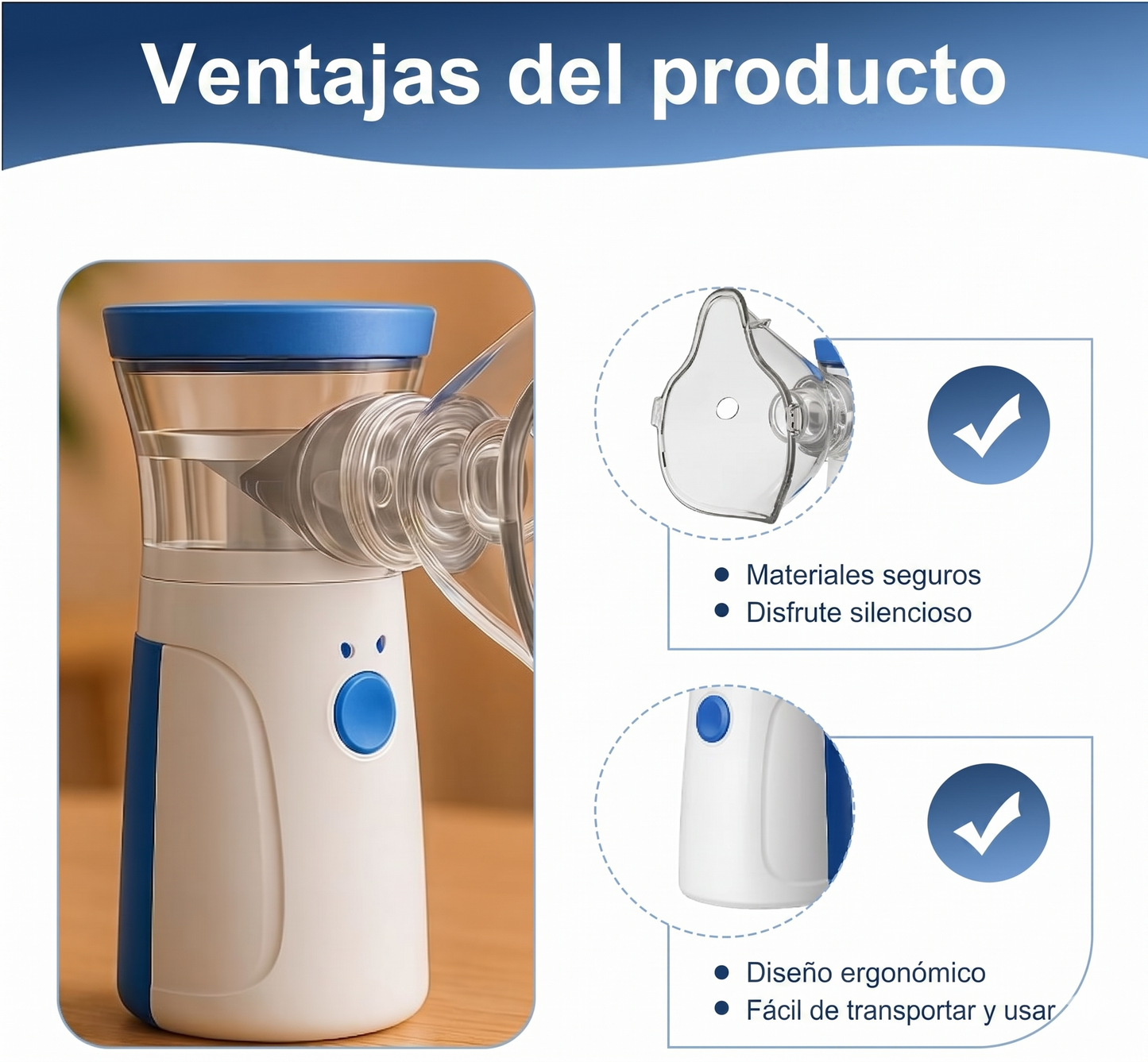 Nebulizador Portátil Niños Adultos